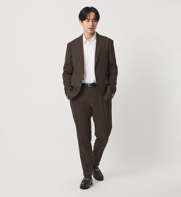 BEAUTY&YOUTH UNITED ARROWS「リサイクル ポリエステル 2B ジャケット セットアップ対応 ヨコストレッチ ウォッシャブル」|テーラードジャケット|