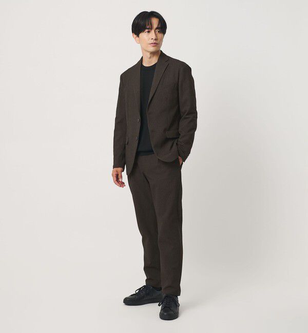 BEAUTY&YOUTH UNITED ARROWS「リサイクル ポリエステル 2B ジャケット セットアップ対応 ヨコストレッチ ウォッシャブル」|テーラードジャケット|