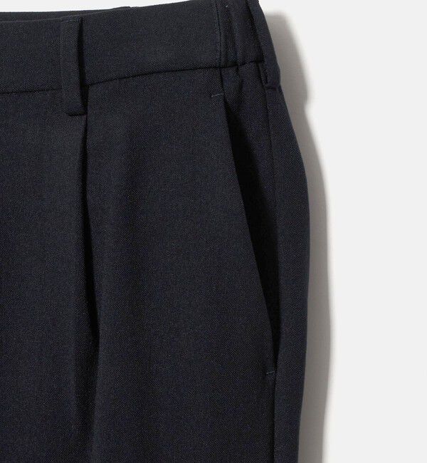 BEAUTY&YOUTH UNITED ARROWS「リサイクル ポリエステル 1プリーツ テーパード パンツ NO.3 セットアップ対応 ヨコストレッチ ウォッシャ」|チノ|