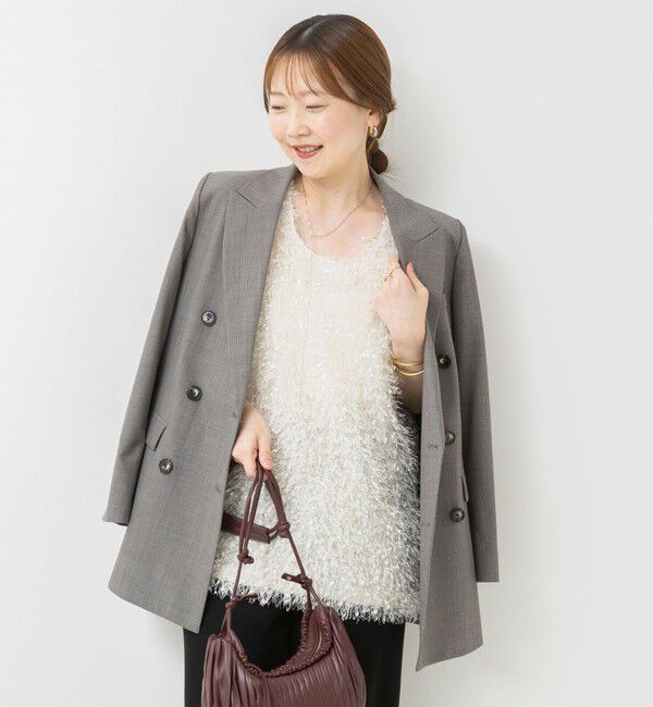 NOLLEY'S sophi「ウォッシャブルフェザーヤーン2WAYベスト」|ベスト・ジレ|