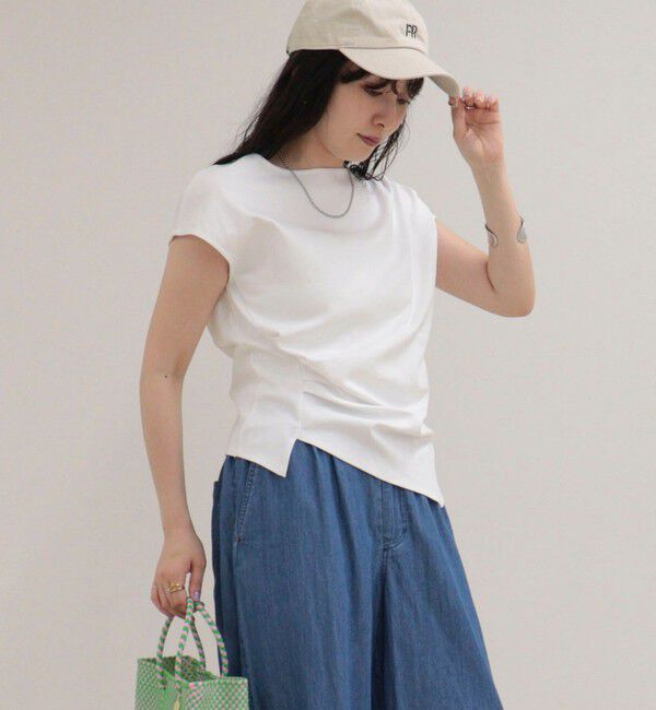 fredy emue「アシメデザインカットソーブラウス」|Tシャツ・カットソー|