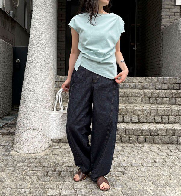 fredy emue「アシメデザインカットソーブラウス」|Tシャツ・カットソー|