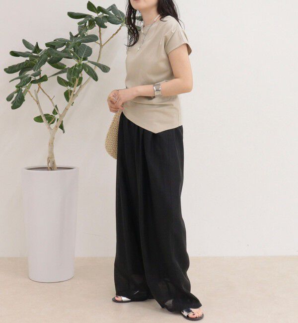 fredy emue「アシメデザインカットソーブラウス」|Tシャツ・カットソー|