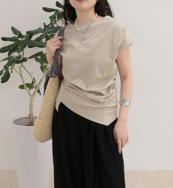 fredy emue「アシメデザインカットソーブラウス」|Tシャツ・カットソー|