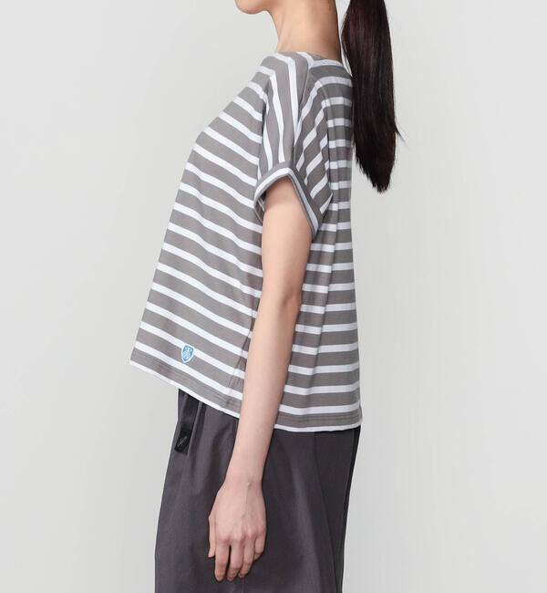 ORCIVAL「ORCIVAL | コットンレジェ ボートネック 半袖Tシャツ WOMEN」|Tシャツ・カットソー|