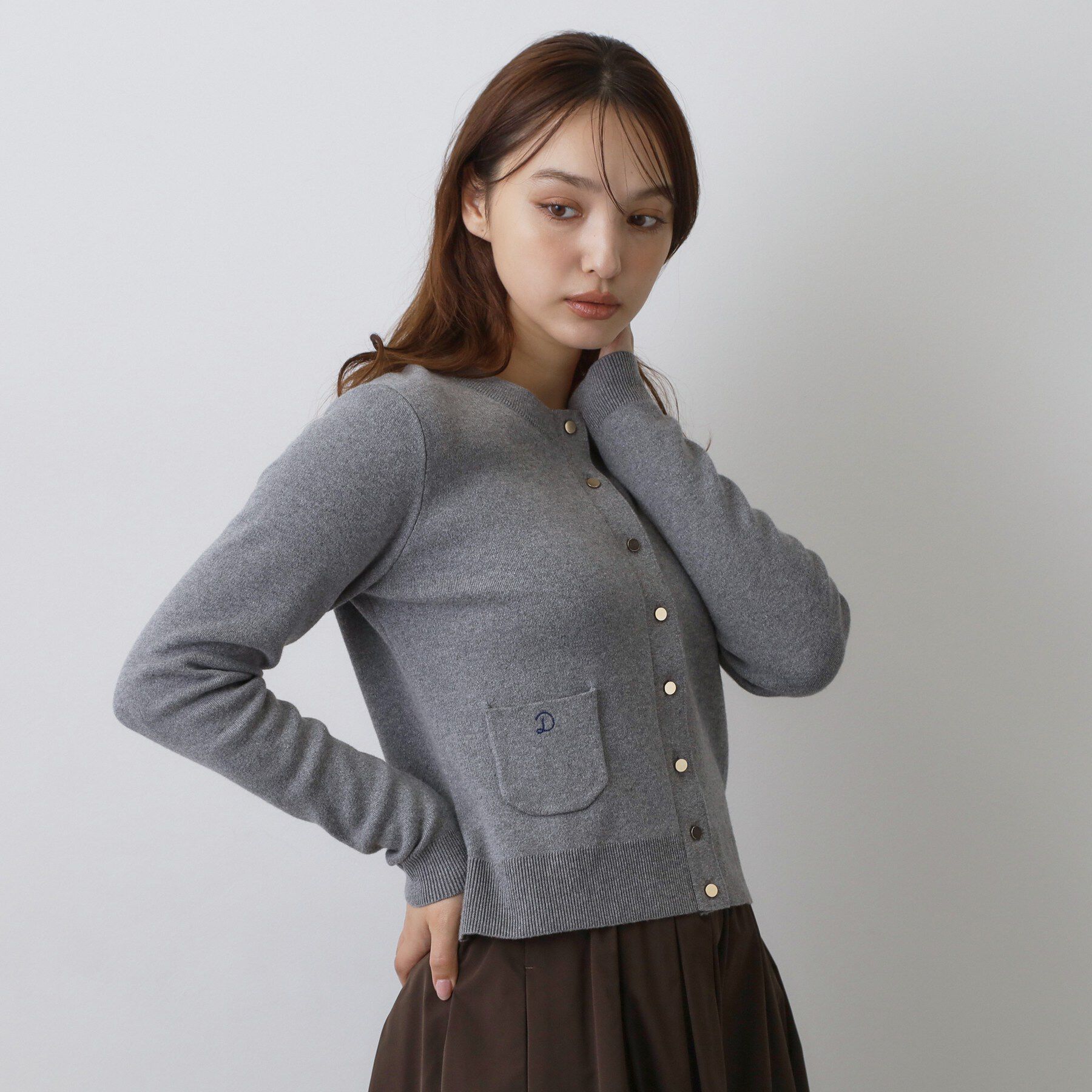 DRESSTERIOR「【5色展開】ウォッシャブルコットンカシミヤ混カーディガン」|カーディガン|