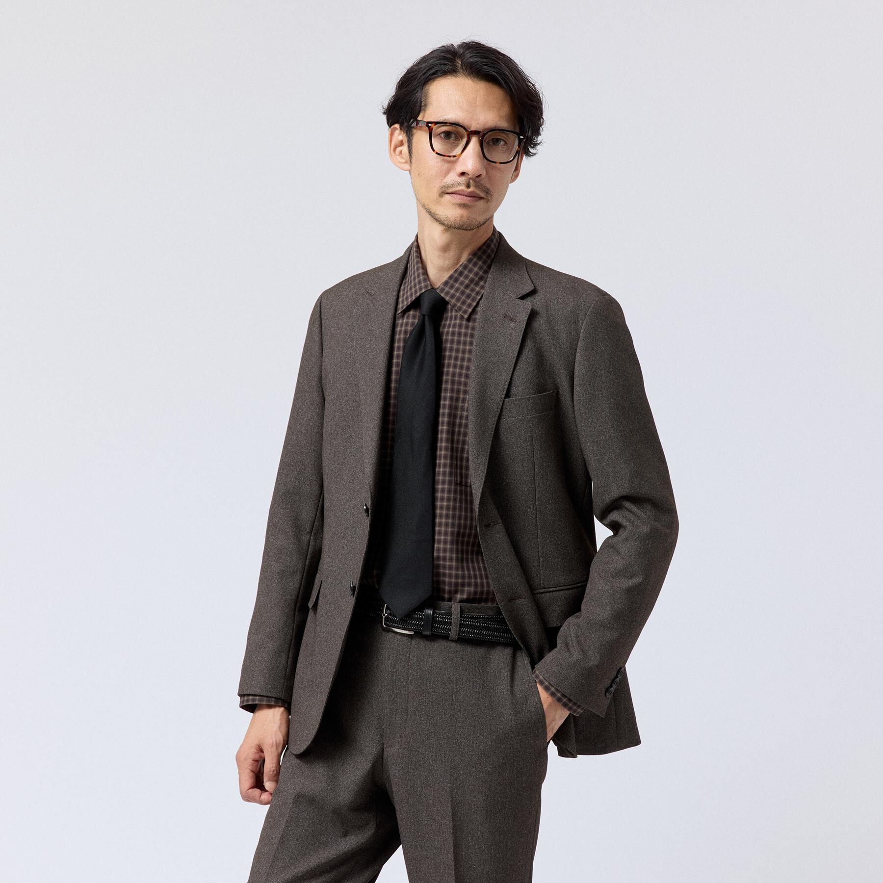 TAKEO KIKUCHI「ウールライクキャットフット ジャケット」|テーラードジャケット|