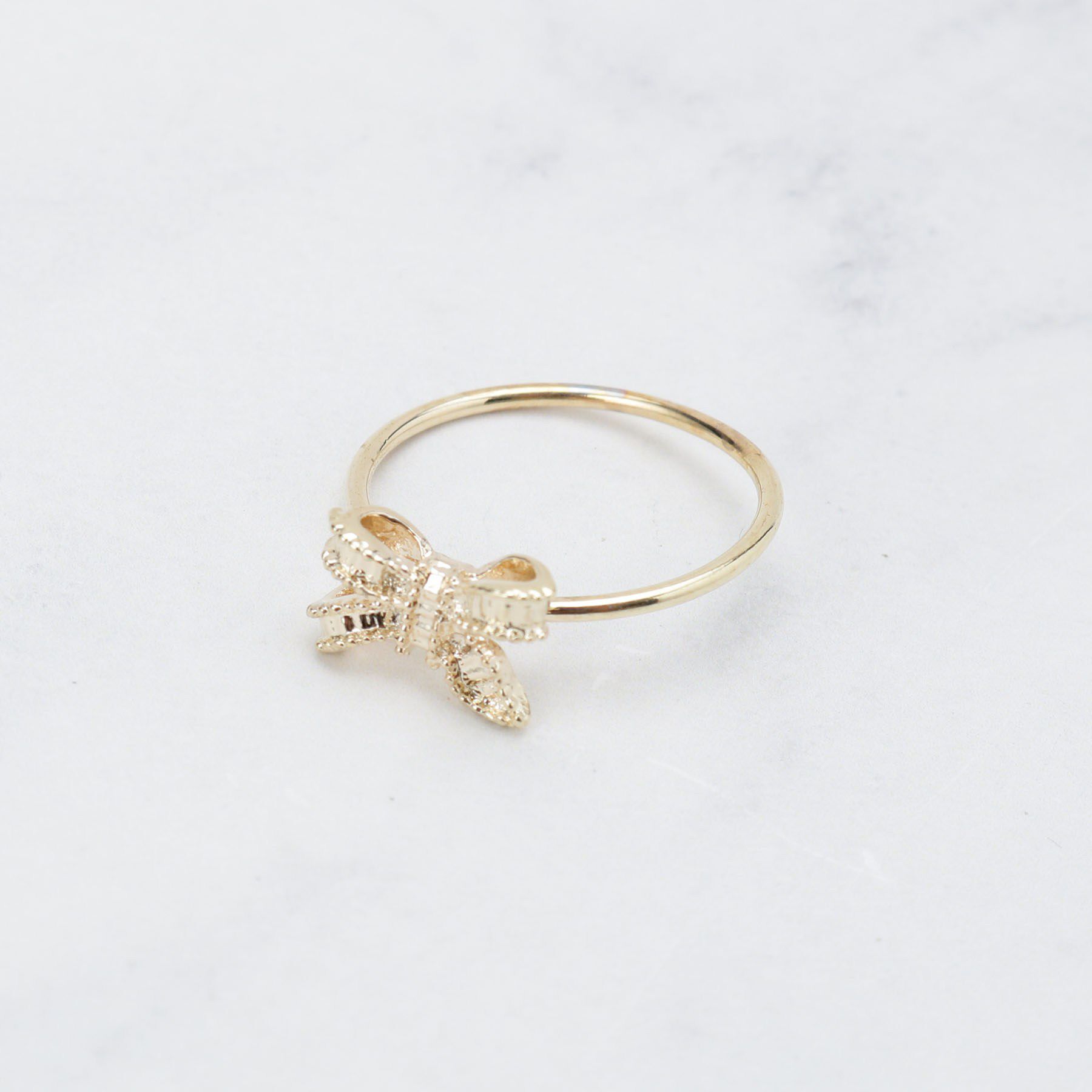 Couture broach「リボンモチーフリング」|リング|