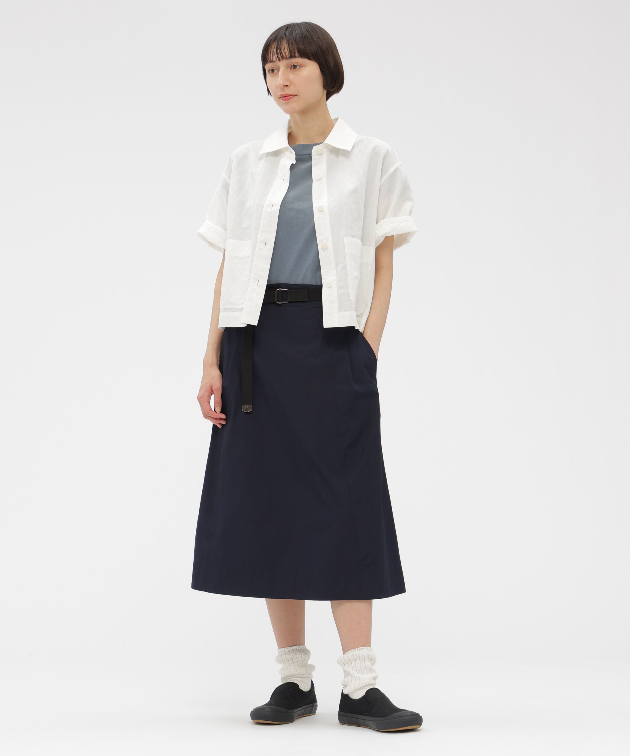 MHL.「HIGH COUNT DRY COTTON LINEN SHIRT」|シャツ・ブラウス|