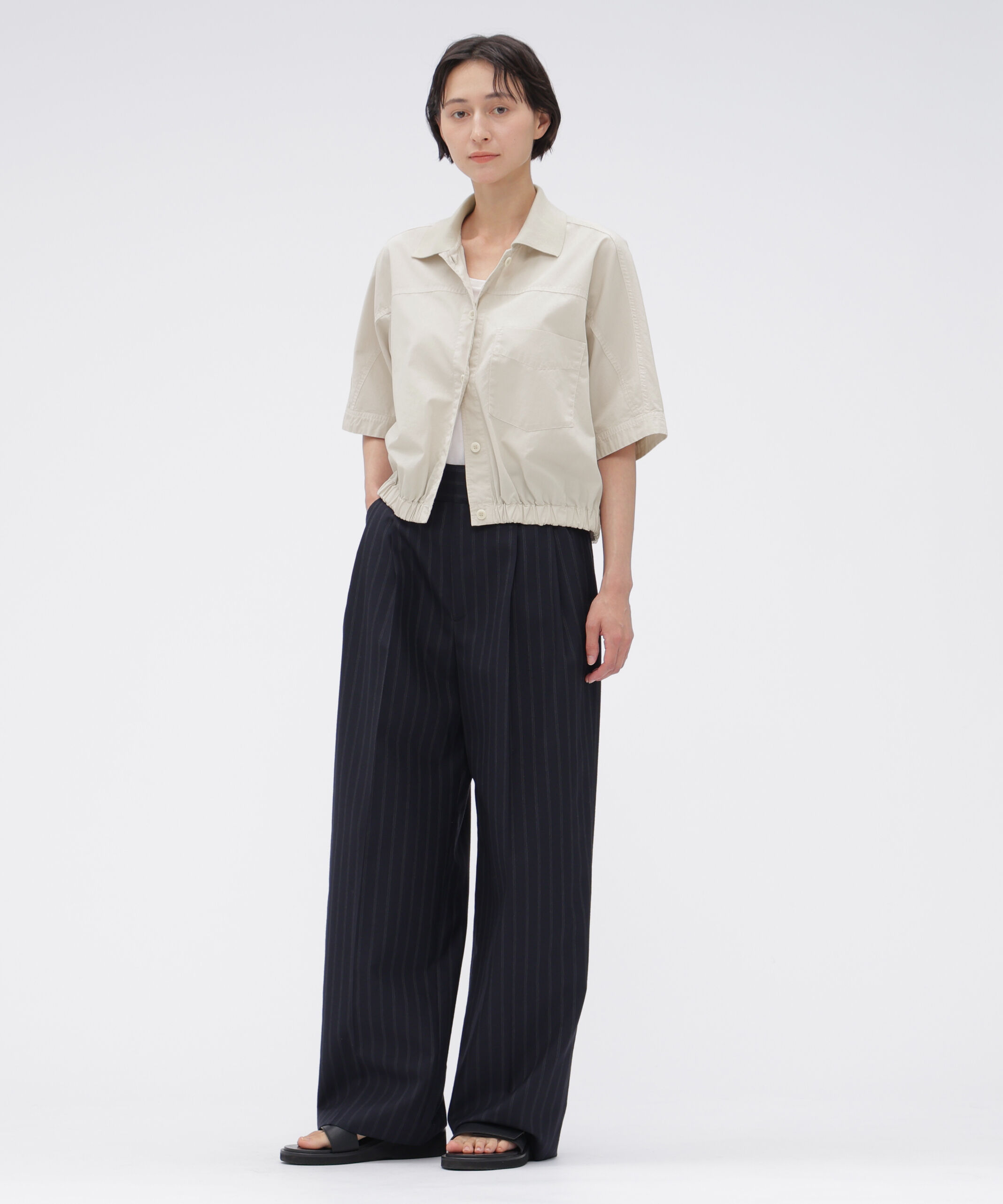 MHL.「GARMENT DYED COTTON POPLIN SHIRT」|シャツ・ブラウス|