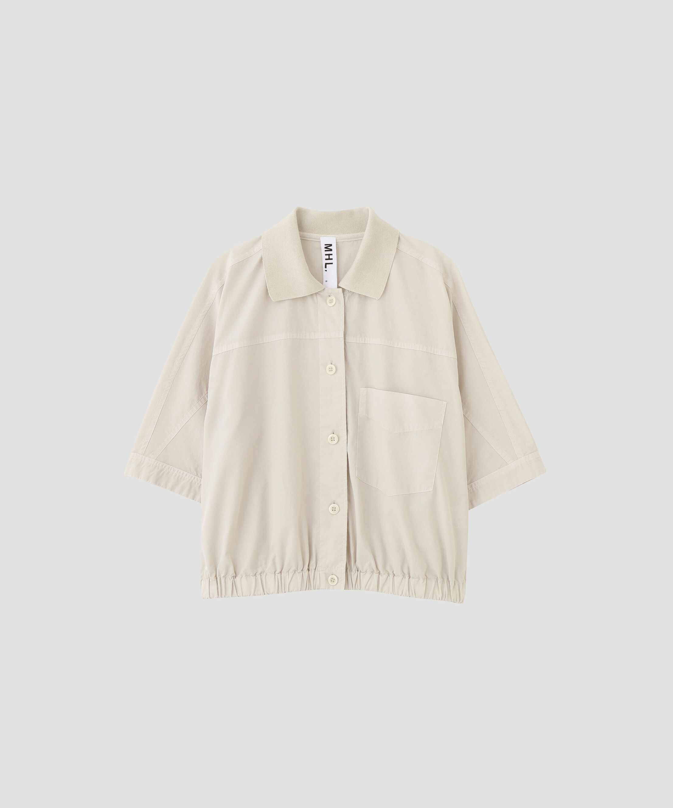MHL.「GARMENT DYED COTTON POPLIN SHIRT」|シャツ・ブラウス|