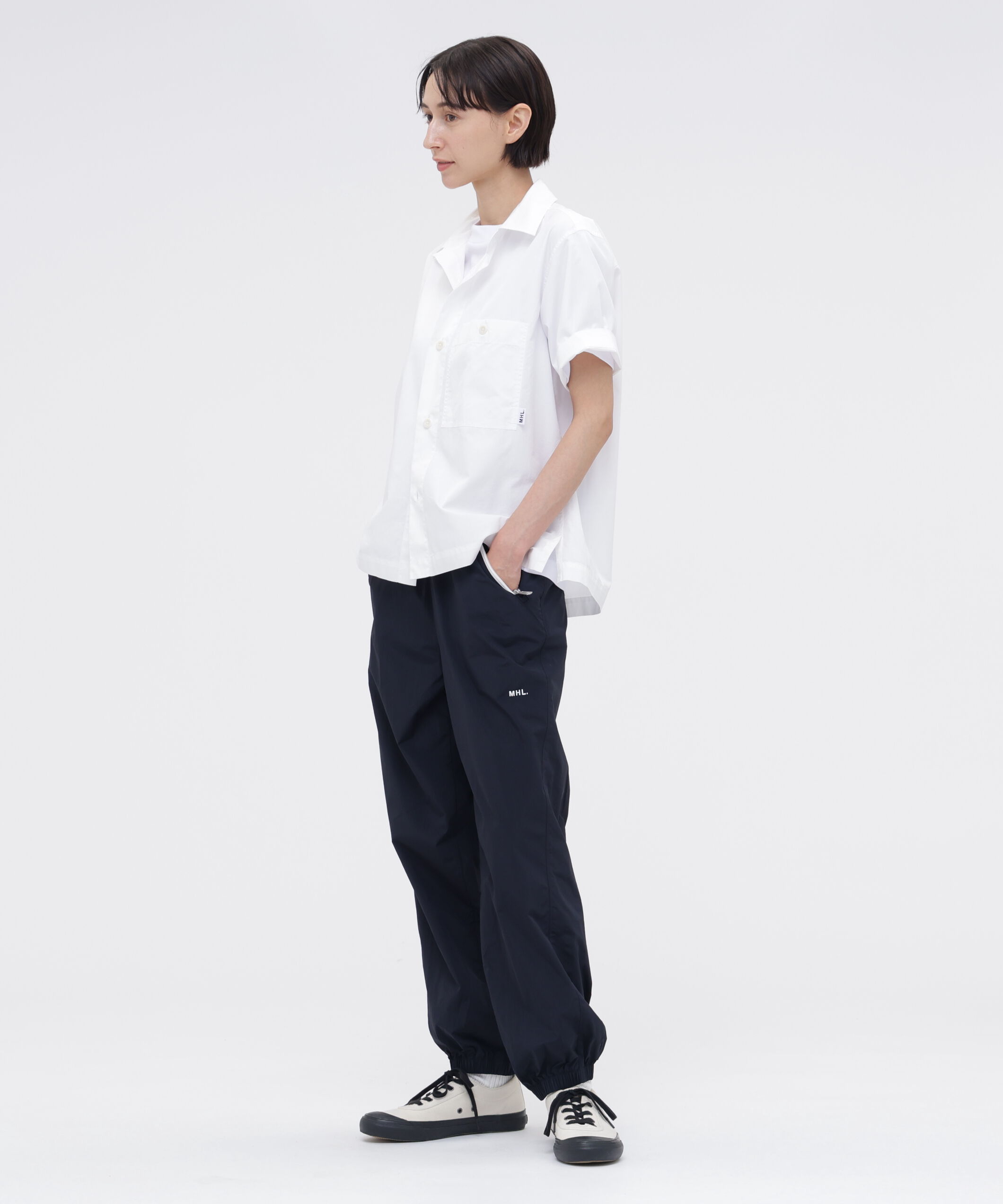 MHL.「MHL. UTILITY WEAR PIECE DYED COTTON POPLIN SHIRT」|シャツ・ブラウス|