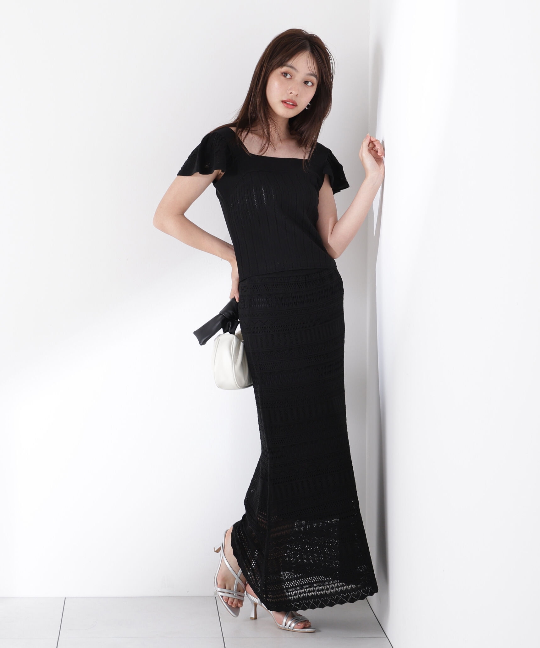 PROPORTION BODY DRESSING「透かし編 SETUP」|ワンピース|
