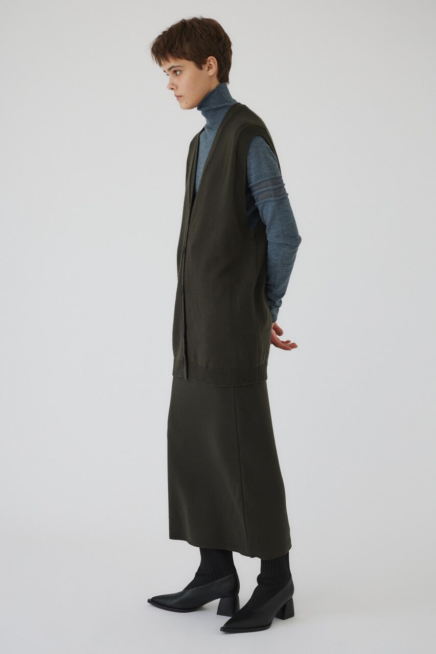 RIM.ARK 「4type long knit vest」|ダウンベスト・ベスト|