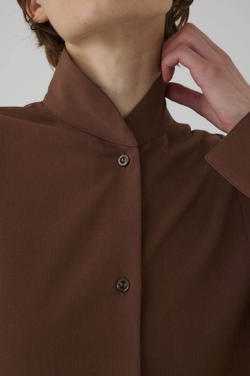 RIM.ARK 「Stand collar volume blouse」|シャツ・ブラウス|
