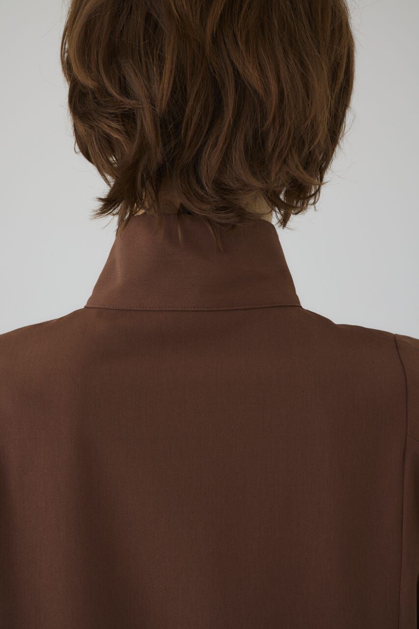 RIM.ARK 「Stand collar volume blouse」|シャツ・ブラウス|