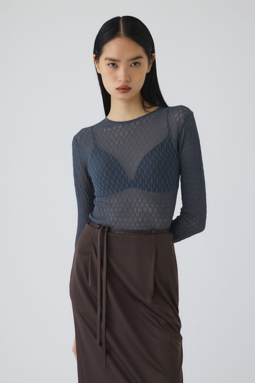 RIM.ARK 「Lace knitting tops」|ニット・セーター|