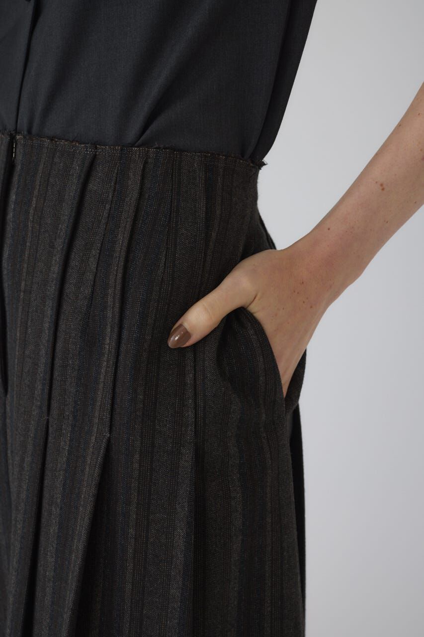 RIM.ARK 「Cut off pleats SK」|スカート|