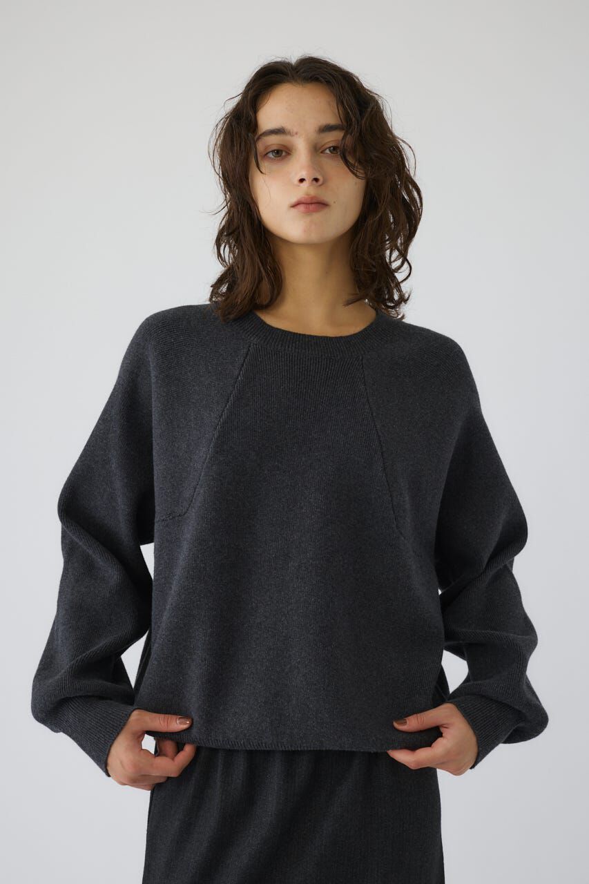 RIM.ARK 「Elastic touch basic knit」|ニット・セーター|GRY