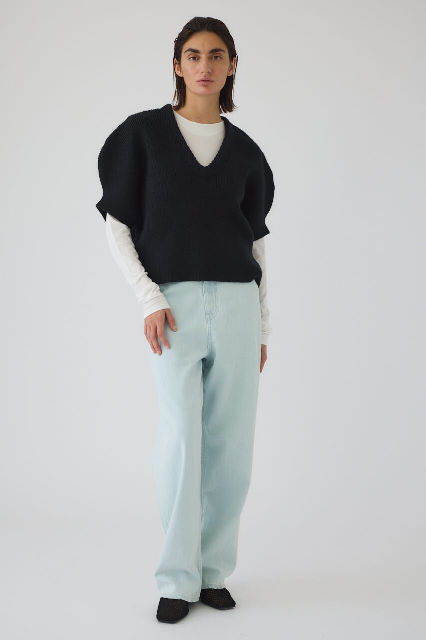 RIM.ARK 「Round knit vest tops」|ダウンベスト・ベスト|
