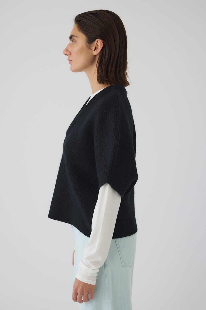 RIM.ARK 「Round knit vest tops」|ダウンベスト・ベスト|