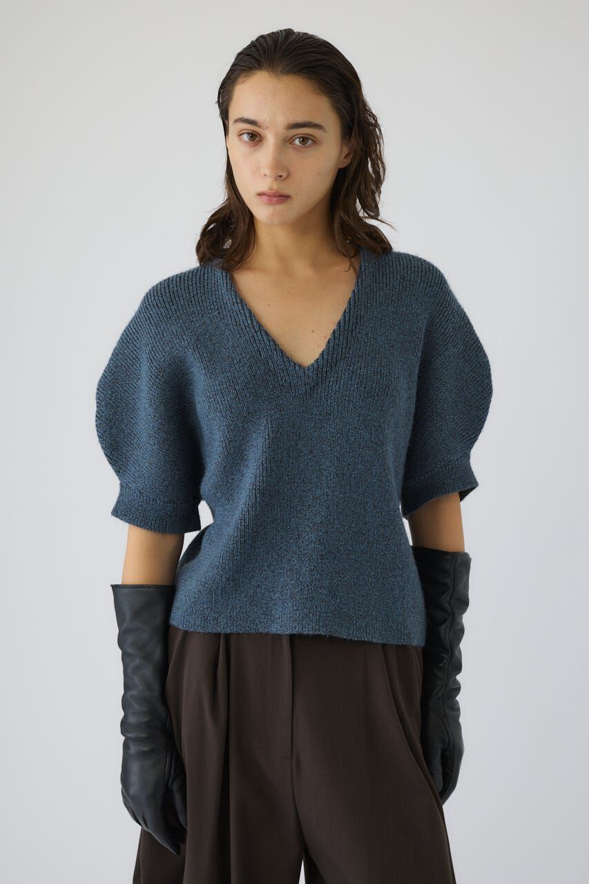 RIM.ARK 「Round knit vest tops」|ダウンベスト・ベスト|