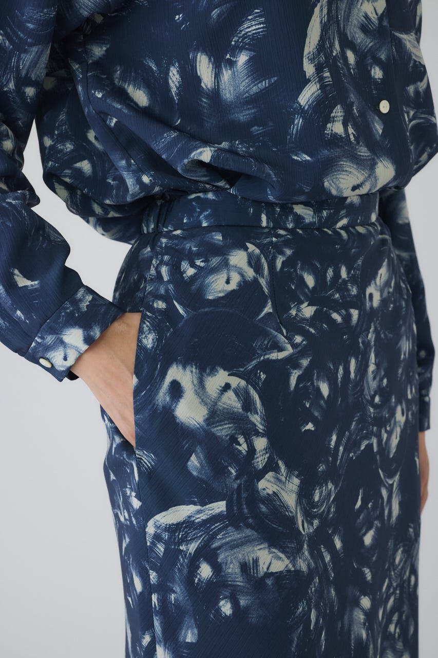 RIM.ARK 「Air turbulence painting skirt」|スカート|