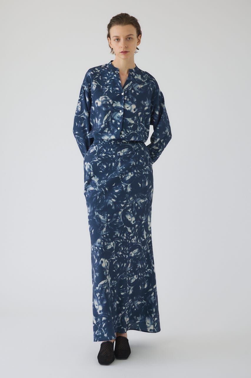 RIM.ARK 「Air turbulence painting skirt」|スカート|