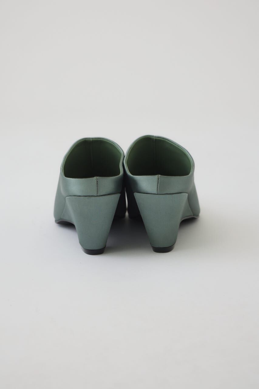 RIM.ARK 「Pointed satin mule」|サンダル|