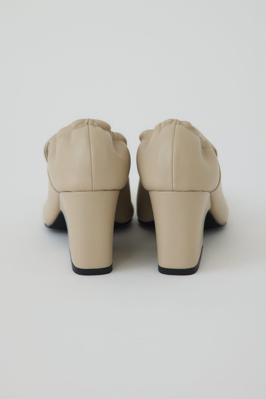 RIM.ARK 「Leather square toe heel」|パンプス|