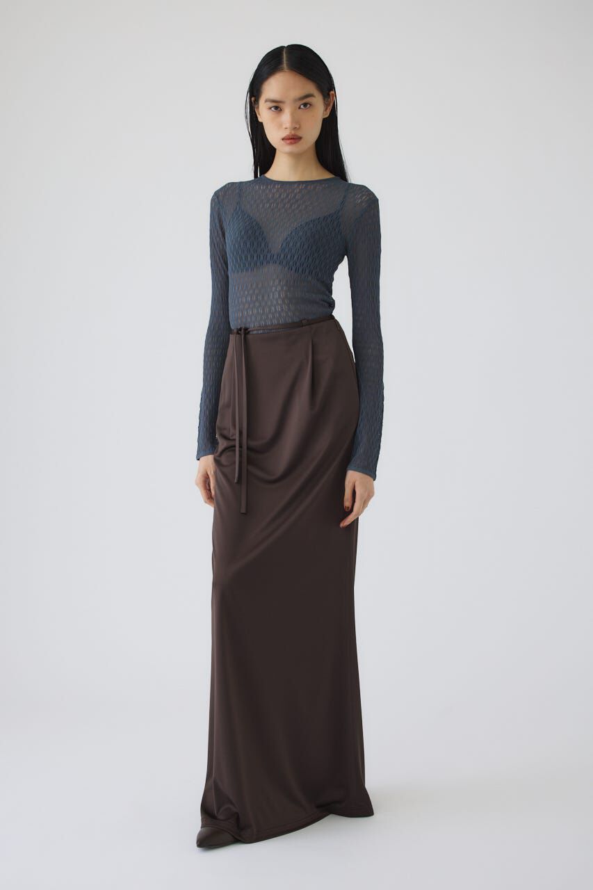 RIM.ARK 「Triacetate satin SK」|スカート|