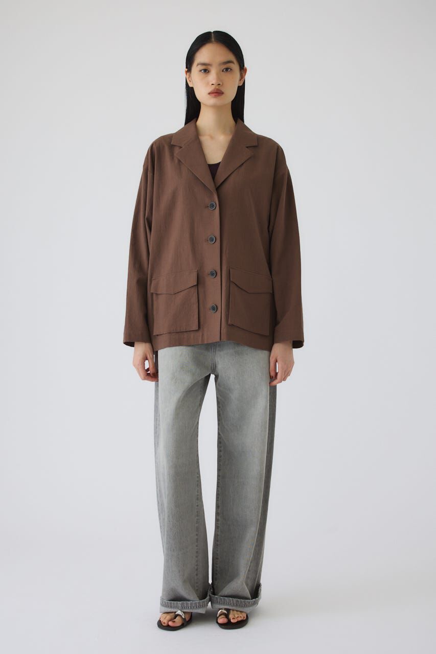 RIM.ARK 「Linen mix shirt JK」|その他|BRN
