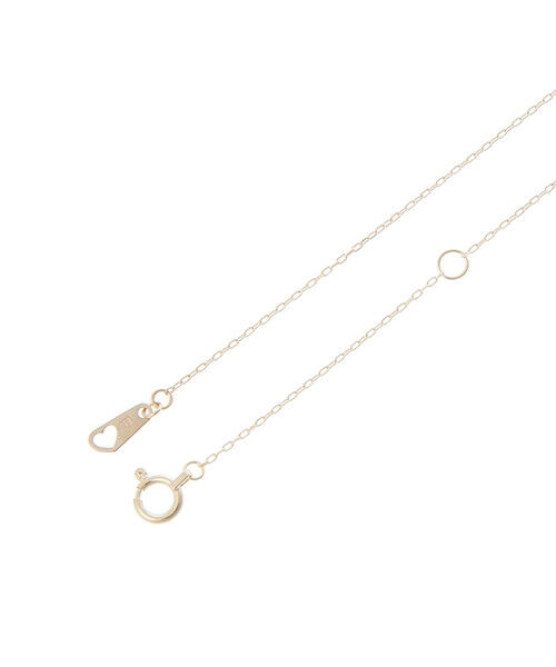 Samantha Tiara「K10 YG Infinity Love Knot バースデーストーンネックレス《5月 誕生石》」|ネックレス|