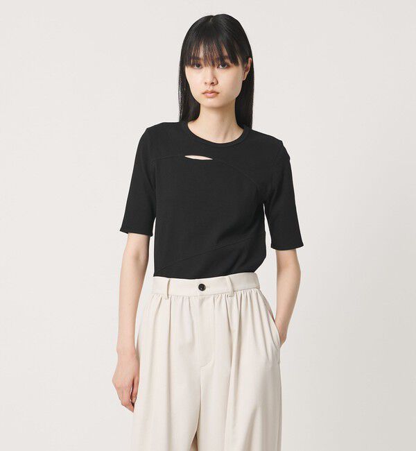 AEWEN MATOPH「＜AEWEN MATOPH＞イレギュラー パネル Tシャツ」|Tシャツ・カットソー|