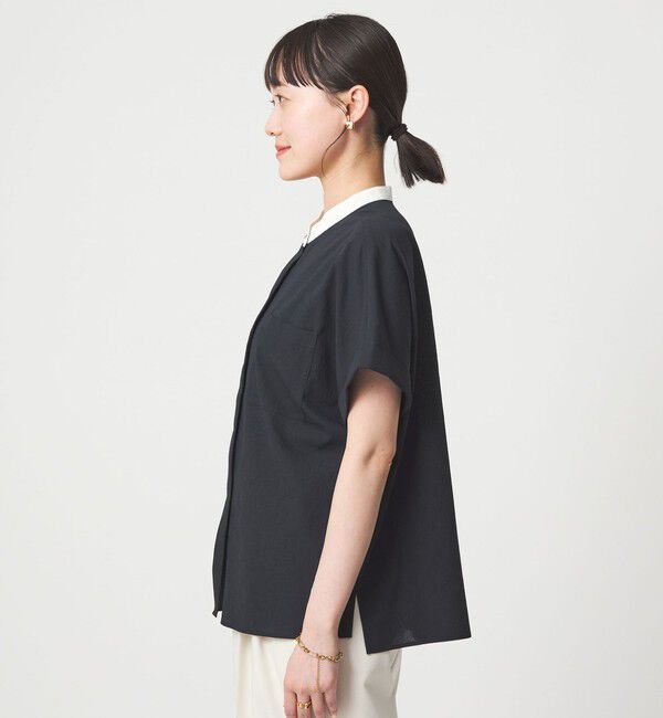 UNITED ARROWS green label relaxing「Breeze Cool ポケット シャツ マシンウォッシャブル 吸水速乾 通気性 UVカット」|シャツ・ブラウス|