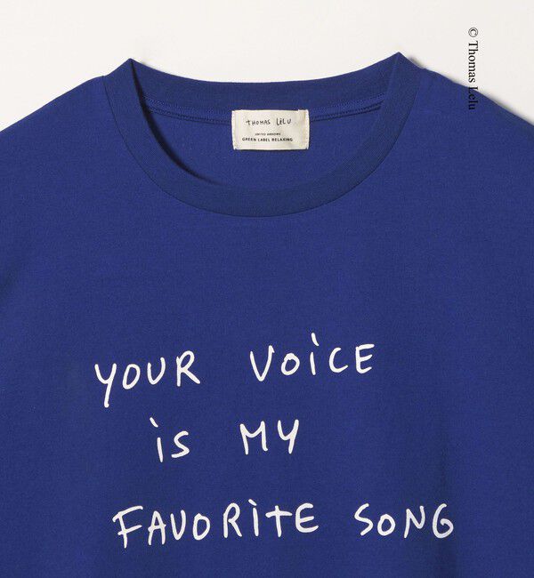 UNITED ARROWS green label relaxing「【別注】＜Thomas Lelu＞サインアート 半袖 Tシャツ カットソー」|Tシャツ・カットソー|