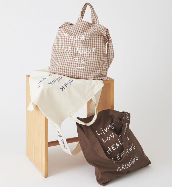 UNITED ARROWS green label relaxing「【別注】＜Thomas Lelu＞サインアート 2WAY トートバッグ」|トートバッグ|
