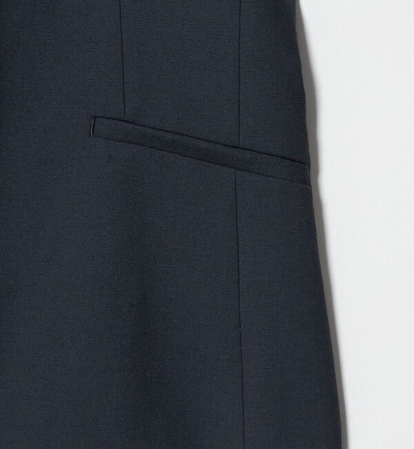 UNITED ARROWS green label relaxing「［size SHORT/TALLあり］ライト ダブルクロス ノーラペル ジャケット」|ノーカラージャケット|
