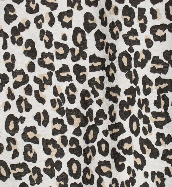 BEAUTY&YOUTH UNITED ARROWS「コットン レオパードプリント ロングスリーブ シアーカットソー」|Tシャツ・カットソー|
