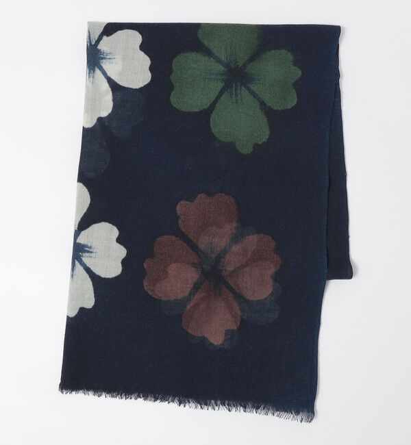 SHIPS「MARCEL LASSANCE: WOOL FOWER PRINT STOLE」|ストール|