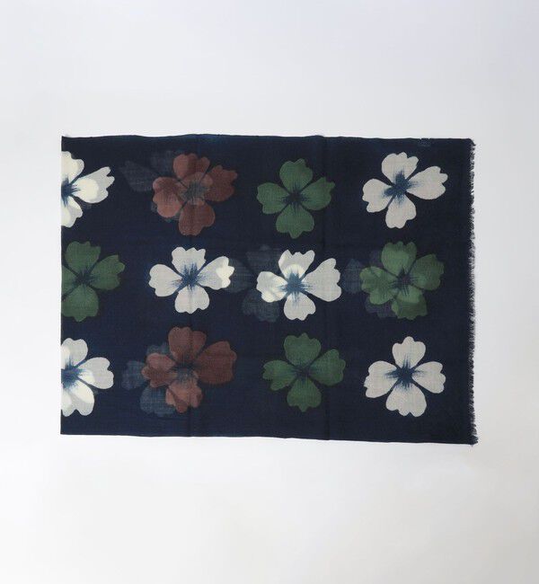 SHIPS「MARCEL LASSANCE: WOOL FOWER PRINT STOLE」|ストール|