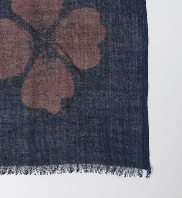 SHIPS「MARCEL LASSANCE: WOOL FOWER PRINT STOLE」|ストール|