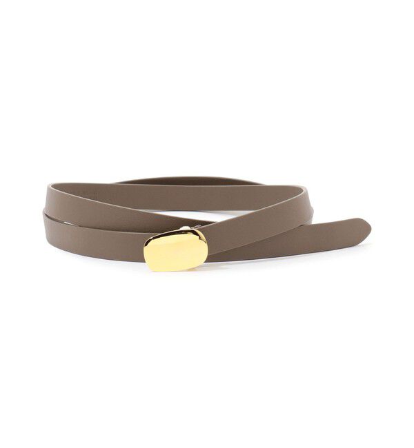 TOMORROWLAND GOODS「【別注】Anderson's&times;TOMORROWLAND LONG BELT GOLD BUCKLE」|ベルト|17 チャコールグレー