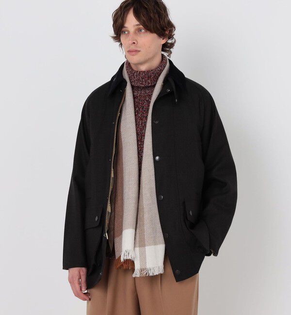 TOMORROWLAND MENS「【WEB先行予約・別注】Barbour CL BEAUFORT 3WAY ウールブルゾン DORMEUIL」|ブルゾン・スタジャン|