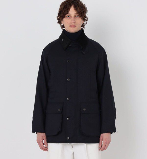 TOMORROWLAND MENS「【WEB先行予約・別注】Barbour CL BEAUFORT 3WAY ウールブルゾン DORMEUIL」|ブルゾン・スタジャン|