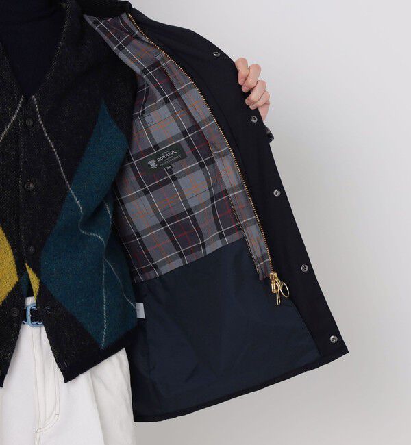 TOMORROWLAND MENS「【WEB先行予約・別注】Barbour CL BEAUFORT 3WAY ウールブルゾン DORMEUIL」|ブルゾン・スタジャン|