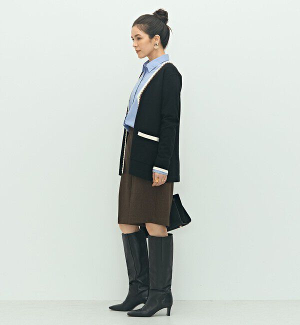NOLLEY'S「《セットアップ対応》ウォッシャブルウール調ストレッチハーフパンツ」|その他|