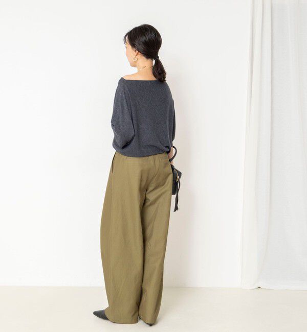 NOLLEY'S sophi「【BECシリーズ】【一部WEB限定カラーアイテム】ドレープドルマンプルオーバー」|ニット・セーター|