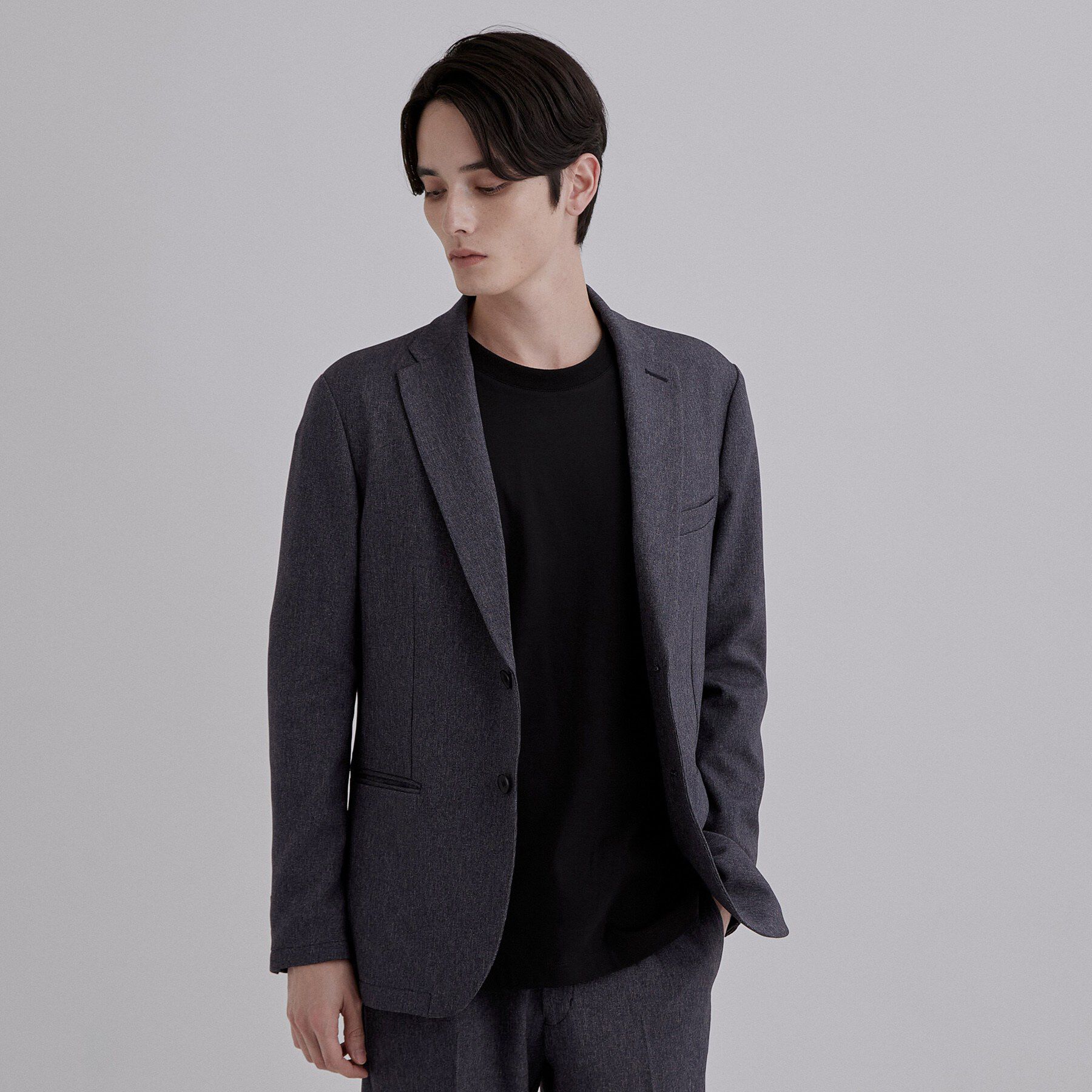 tk.TAKEO KIKUCHI「【365日対応】PINHEADシングルセットアップ/上下2点セット/ONOFF兼用/ストレッチ/洗え」|スーツ|