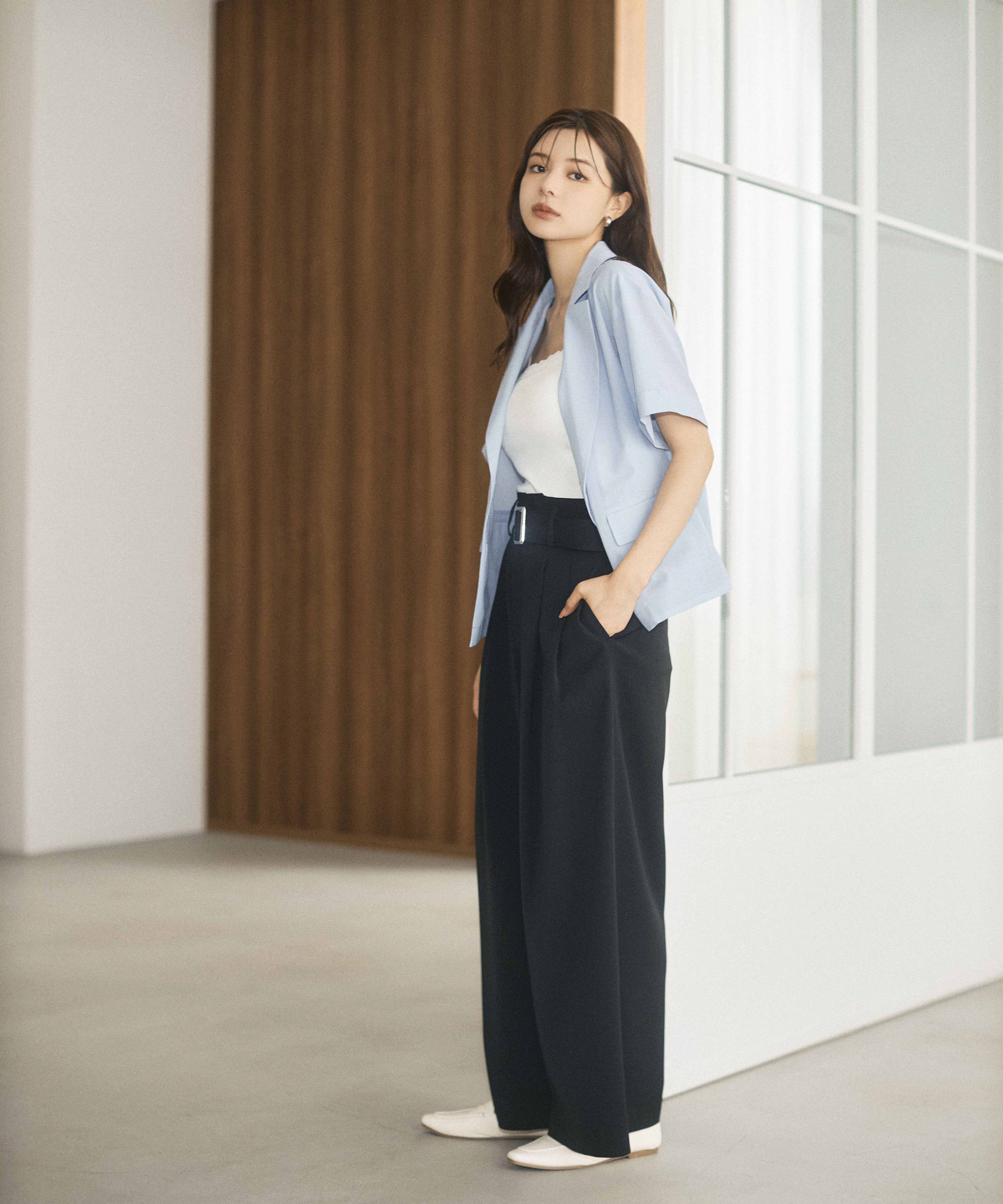 PROPORTION BODY DRESSING「＜a/mie＞ハーフスリーブジャケット」|その他|
